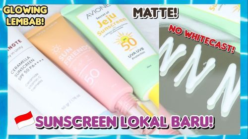 Coba Sunscreen Lokal BARU, 40 - 70 Ribuan🌞! | The Originote, True to Skin & Avione~