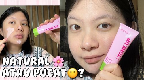 Uda lama ga pakai tone up cream😙